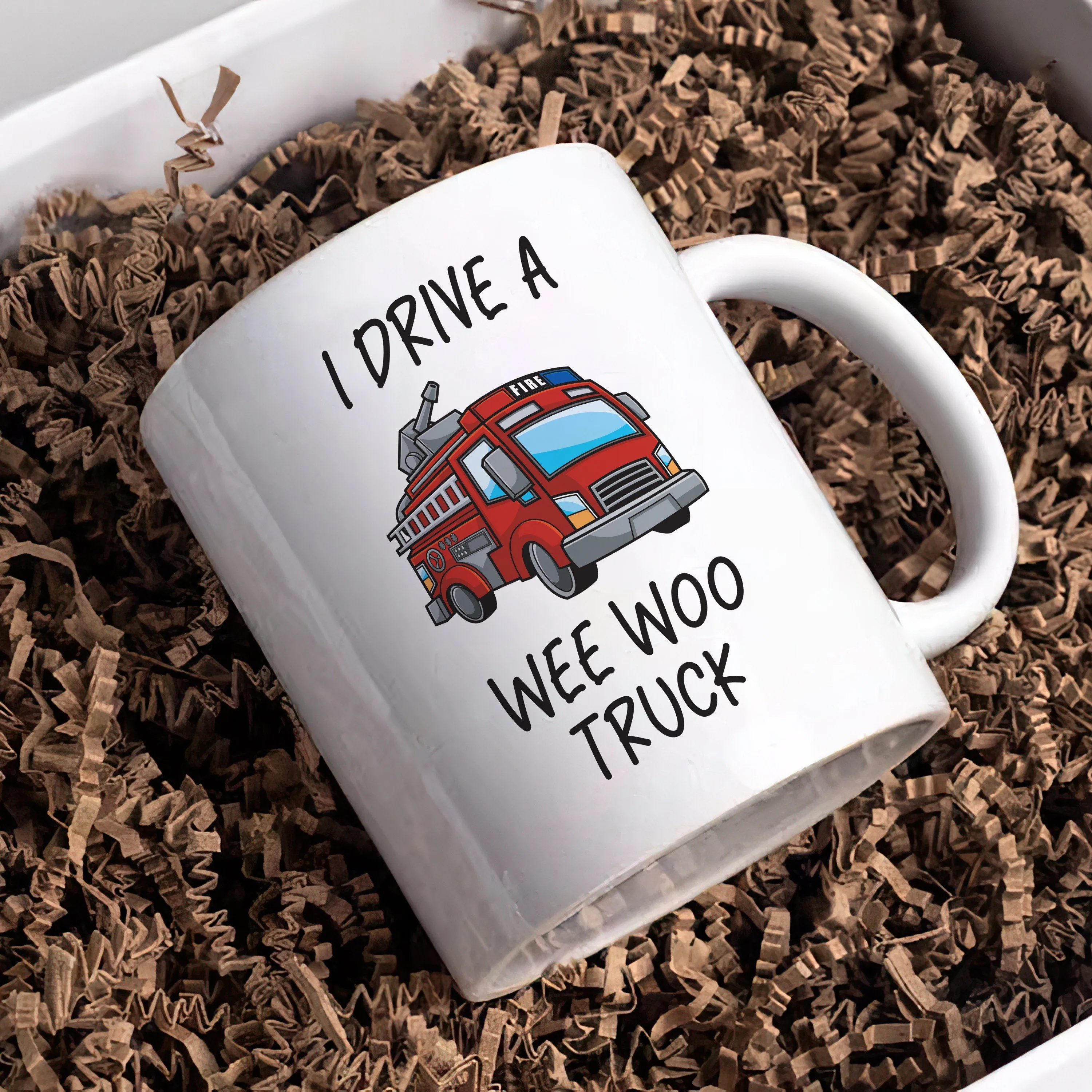 Personalized Firefighter Mug - Unique Funny Gift for Firefighter Graduation, Retirement, Appreciation | Hilarious Fire Department Coffee Cup