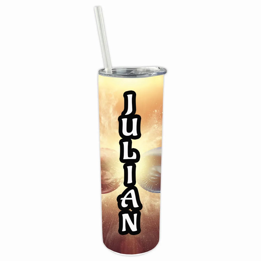 Personalized Sports 30oz Double Walled Stainless Steel Bottle - Boxing