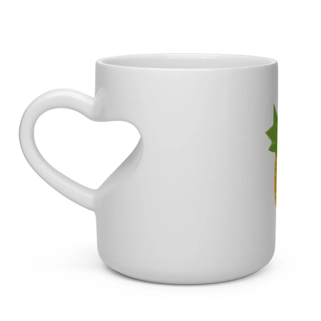 Pineapple Heart Shape Mug