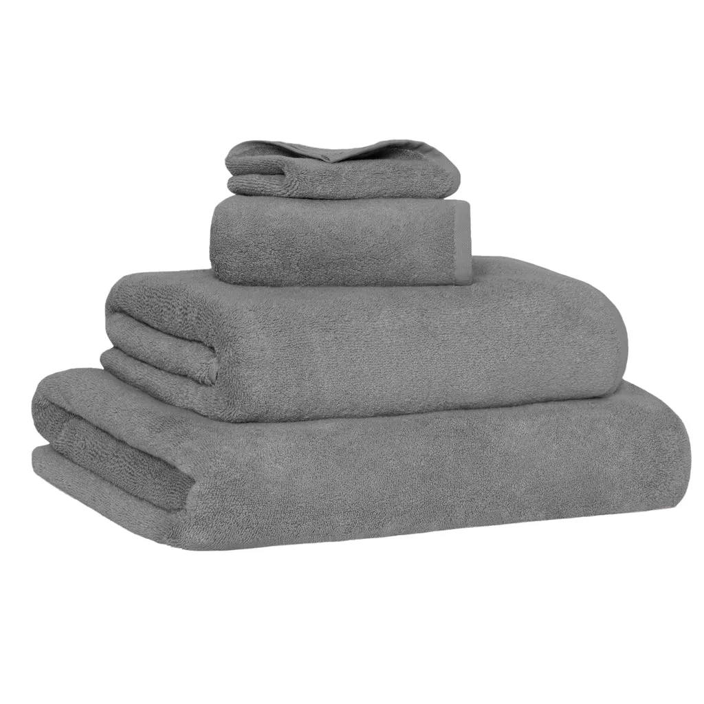 Plush Shadow Grey Bath Towel