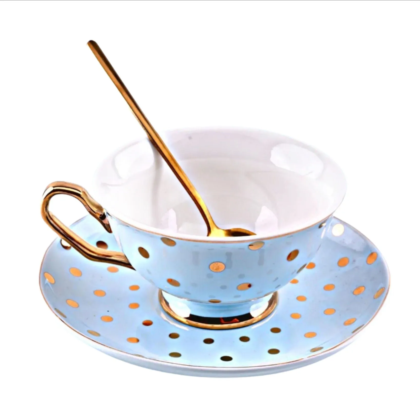 POLKA CUP AND SAUCER