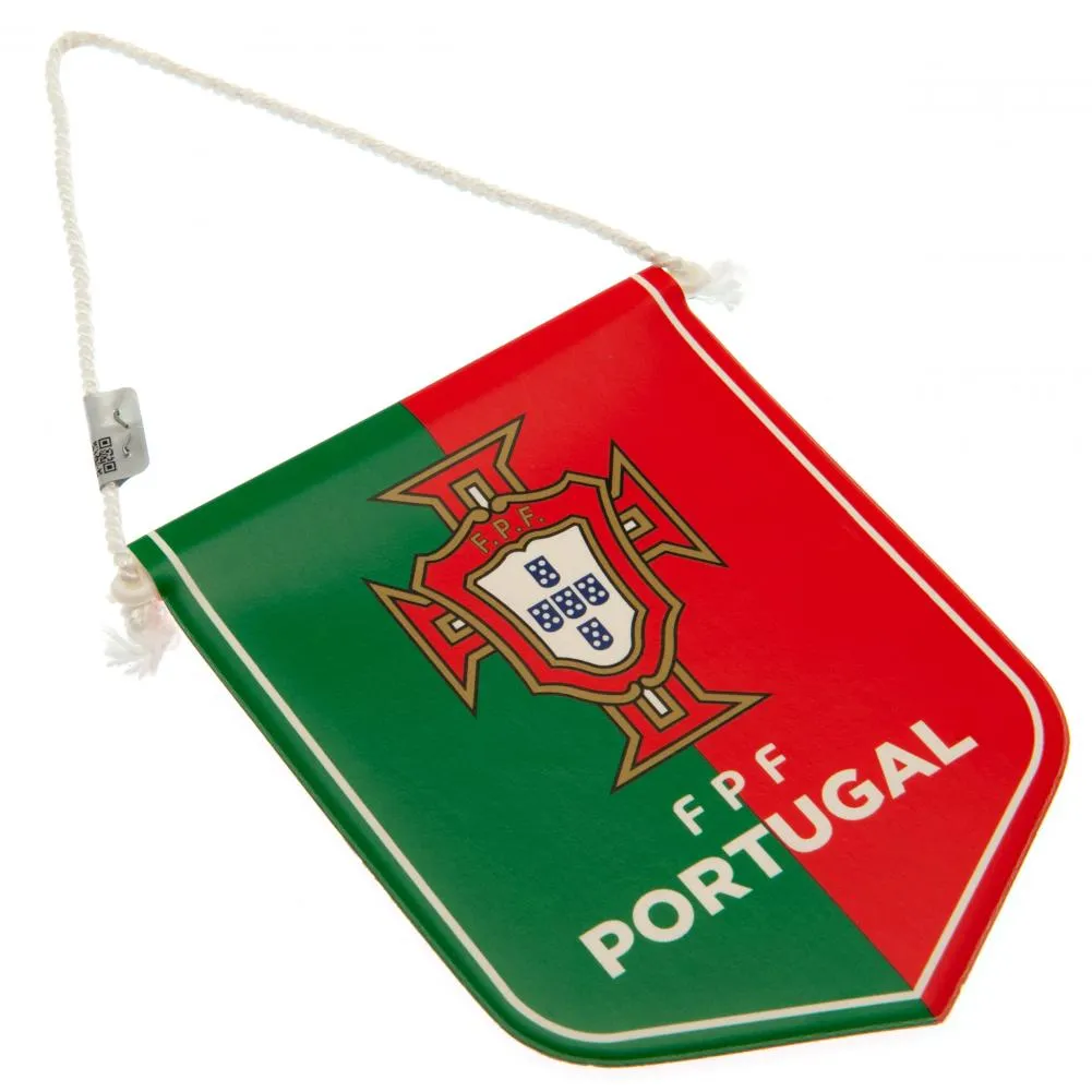 Portugal Mini Pennant - Satin Look Crest Design