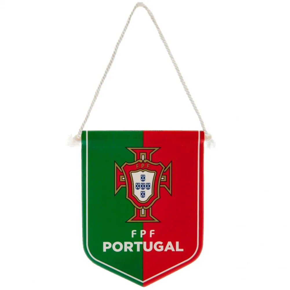 Portugal Mini Pennant - Satin Look Crest Design