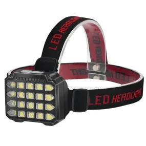 Powerful 20*XHP40 LED Headlamp  Multi-function Flashlight Fishing Light Lamp Camping Head Light Nitecore