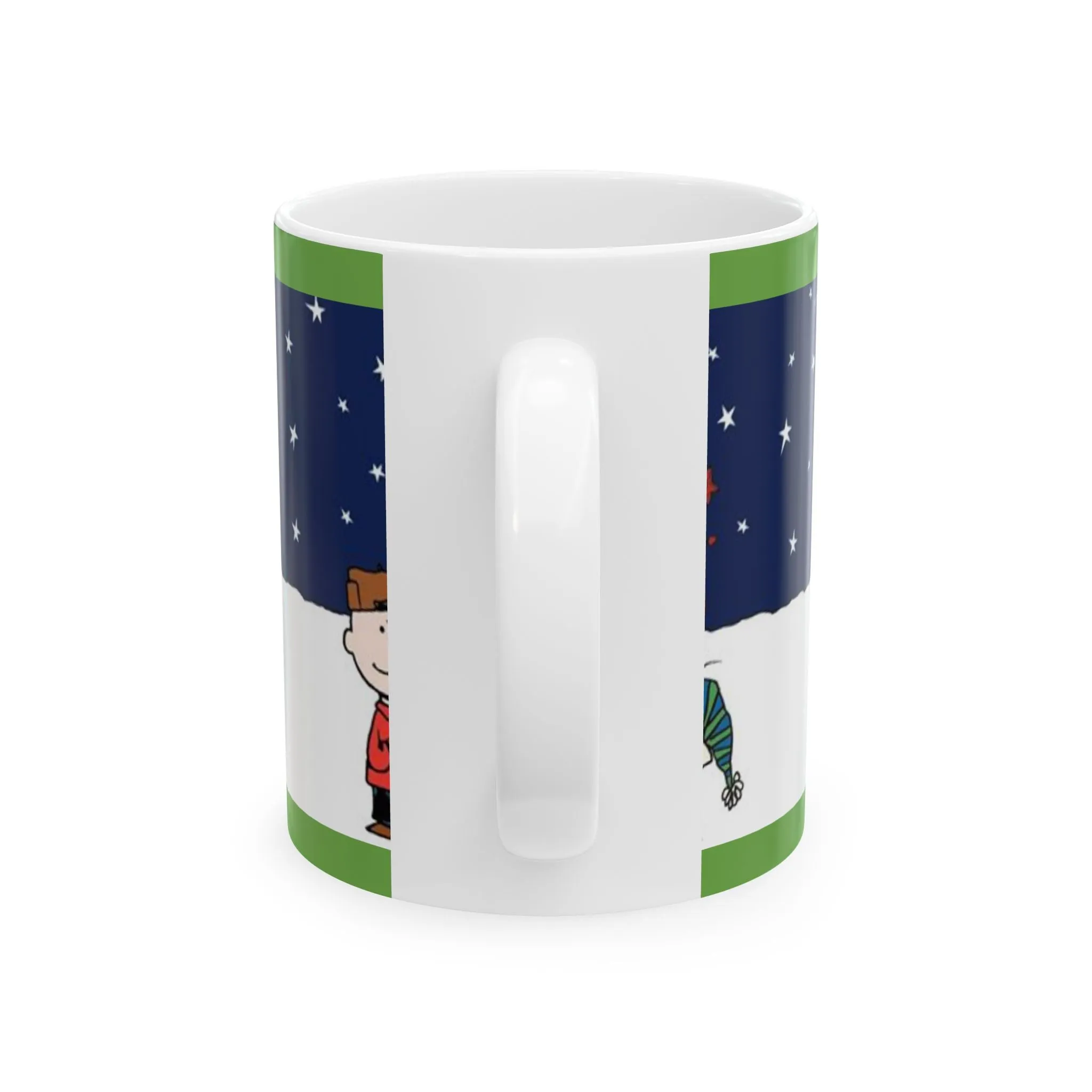 Princess Grace Whimsical Holiday Ceramic Mug - Snoopy and Friends Christmas Design, Perfect Gift for Festive Cheer