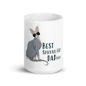 "BEST SPHYNX CAT DAD" COFFEE MUG