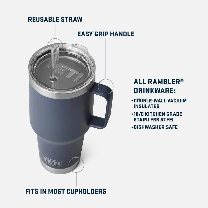 Rambler® 35 oz (994 ml) Straw Mug - Seafoam