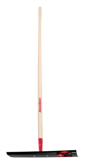 Razor-Back 60.33 in. 0 Tine Steel Rake Wood Handle