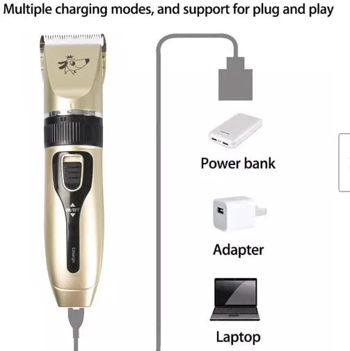 Rechargeable Pet Grooming Low Noise Clipper Kit