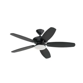 Renew Designer 52" Ceiling Fan in Satin Black