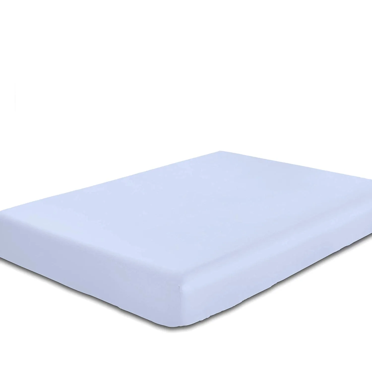 Rest Super Soft Single Flat Sheet 160x220cm-Sky Blue