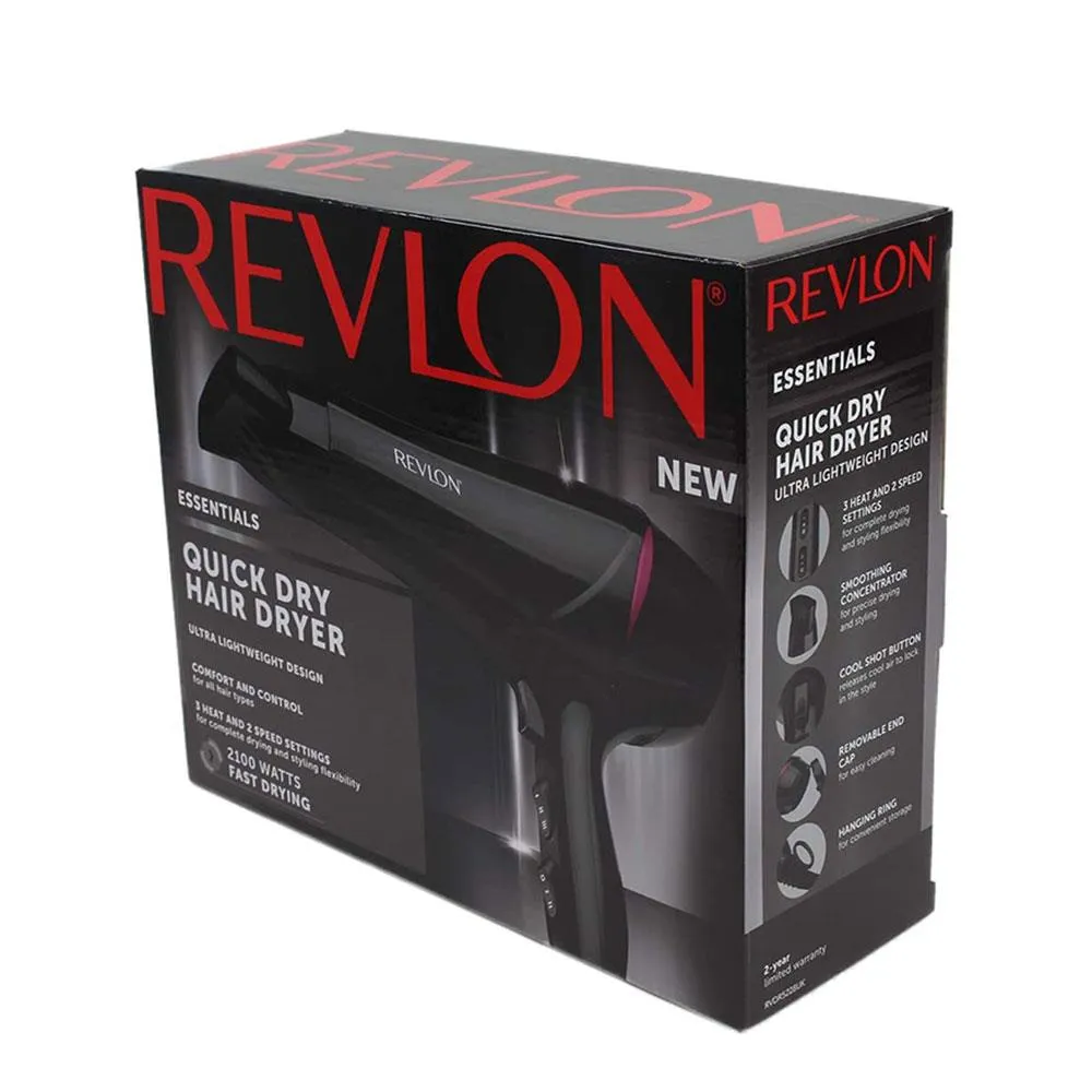 Revlon Quick Dry Hair Dryer 2000W