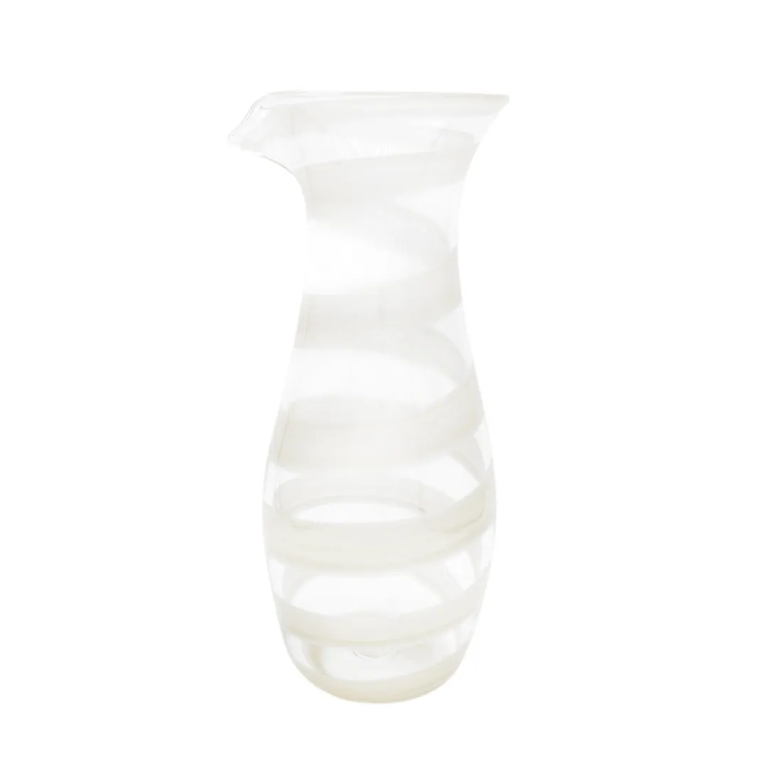 Ribbon Carafe Opal White