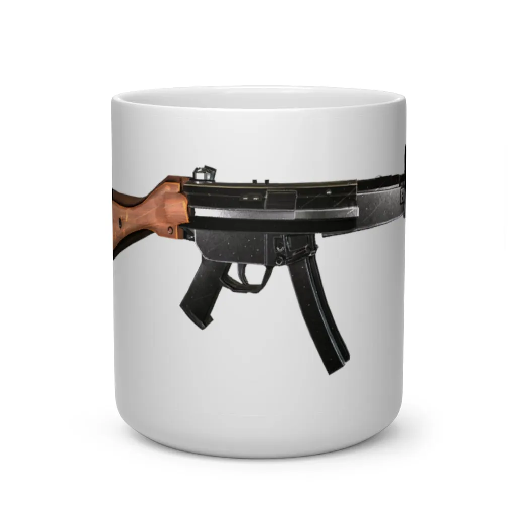 Rifle Heart Shape Mug