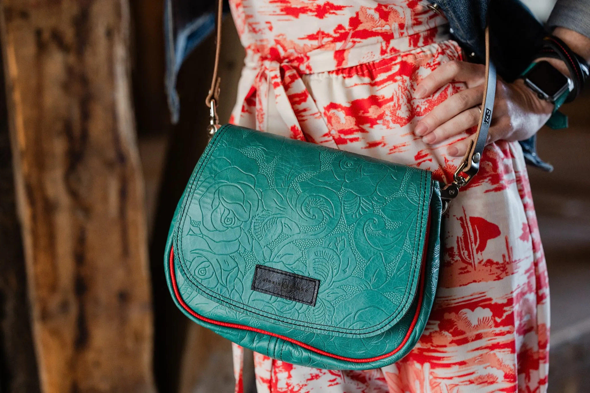 Rodeo Collection | Mini E Crossbody | Cactus Rose