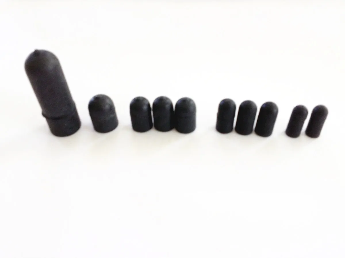 Rubber Vacuum Caps Assortment (10pc)