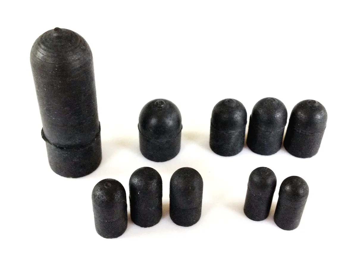 Rubber Vacuum Caps Assortment (10pc)