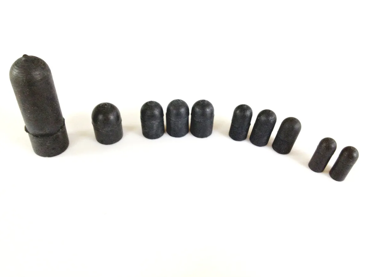 Rubber Vacuum Caps Assortment (10pc)