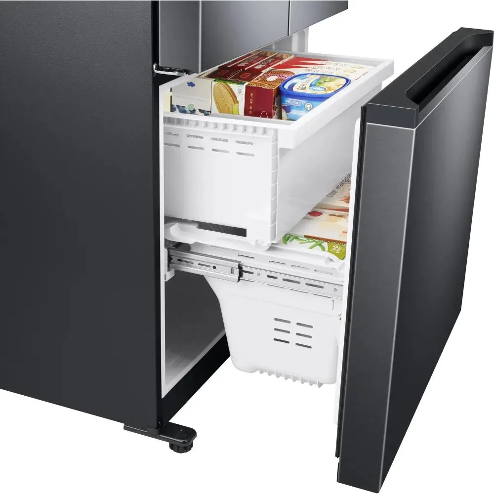 Samsung 18 cu. ft. Counter-Depth French 3-Door Refrigerator with Twin Cooling Plus® RF18A5101SG/AA