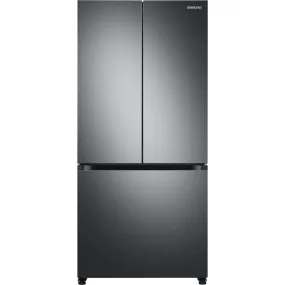 Samsung 18 cu. ft. Counter-Depth French 3-Door Refrigerator with Twin Cooling Plus® RF18A5101SG/AA