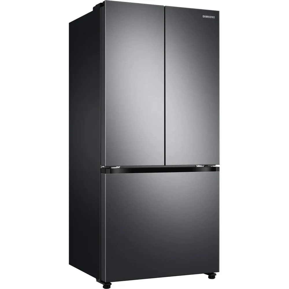 Samsung 18 cu. ft. Counter-Depth French 3-Door Refrigerator with Twin Cooling Plus® RF18A5101SG/AA