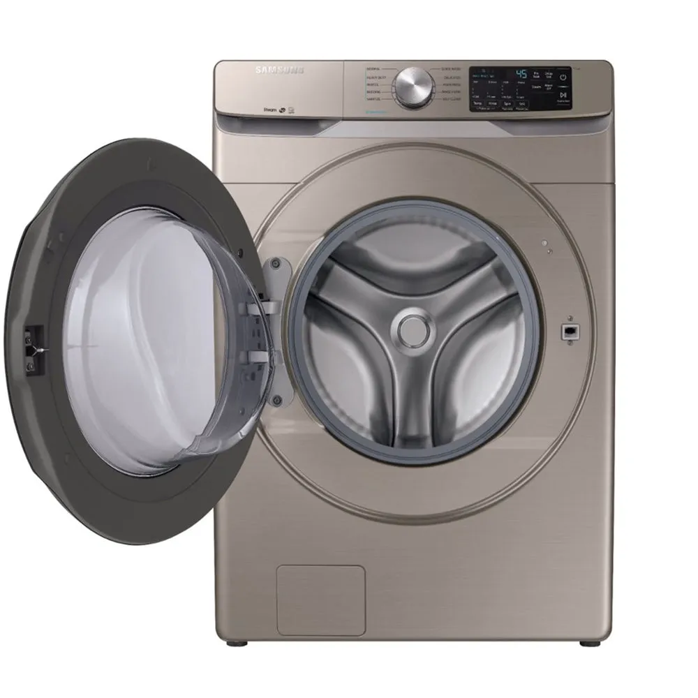 Samsung - 4.5 Cu. Ft. 10 Cycle High Efficiency Front Loading Washer with Steam - Champagne