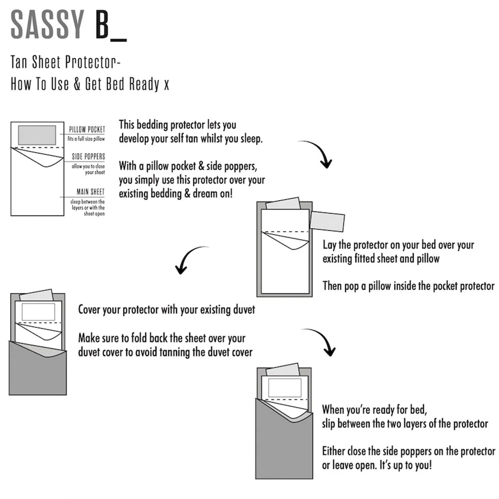 Self Tan Sheet Protector