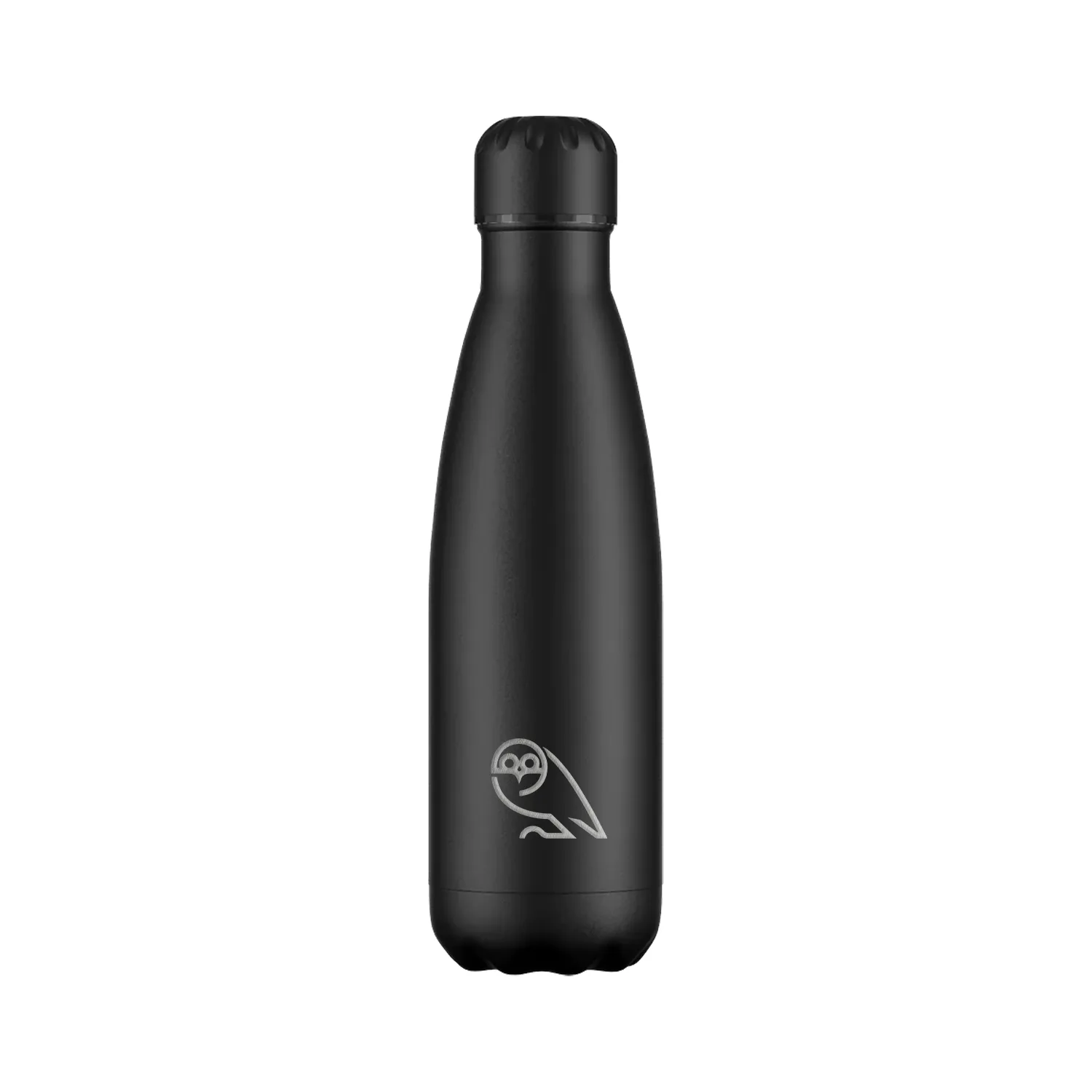 Sheffield Wednesday Owl Engraved Water Bottle - Black