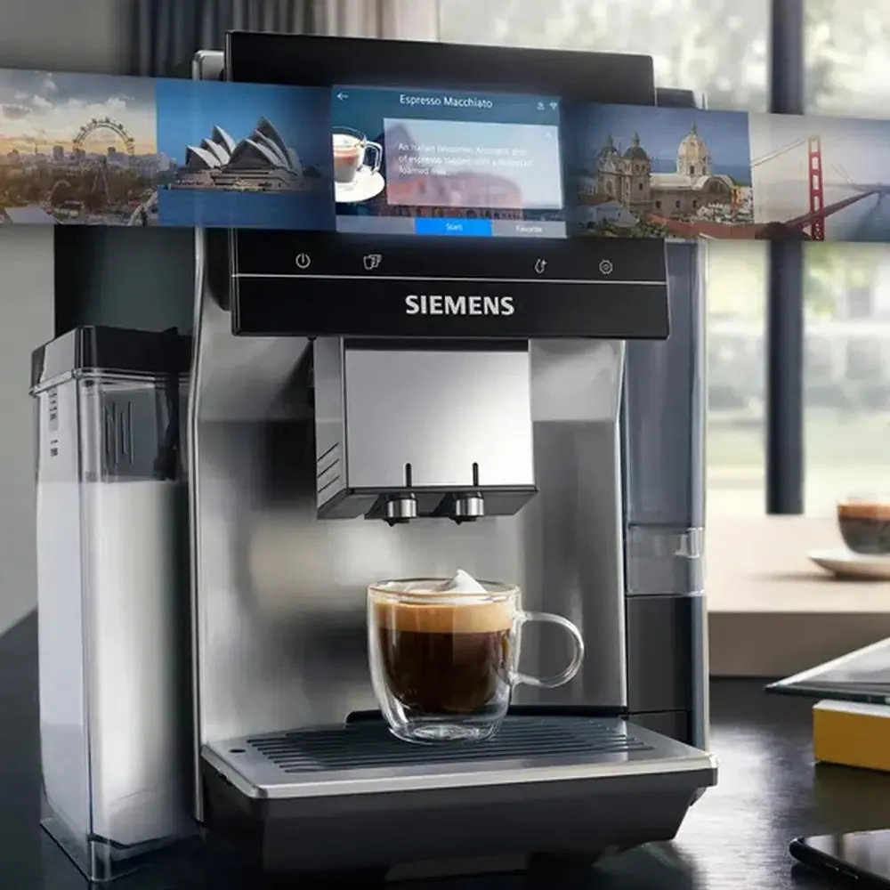 Siemens EQ700 TQ717GB3 Bean To Cup Coffee Machine, Stainless Steel