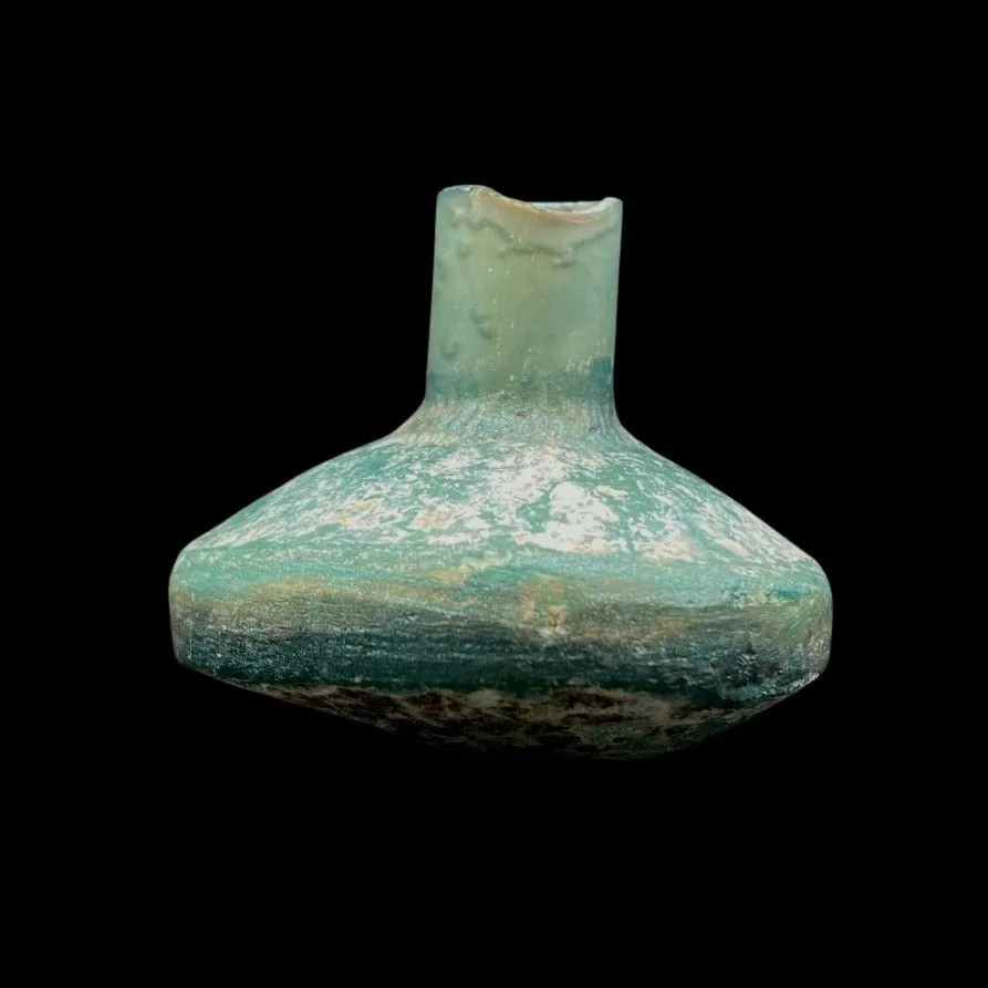 Small Authentic Roman Glass Bottle