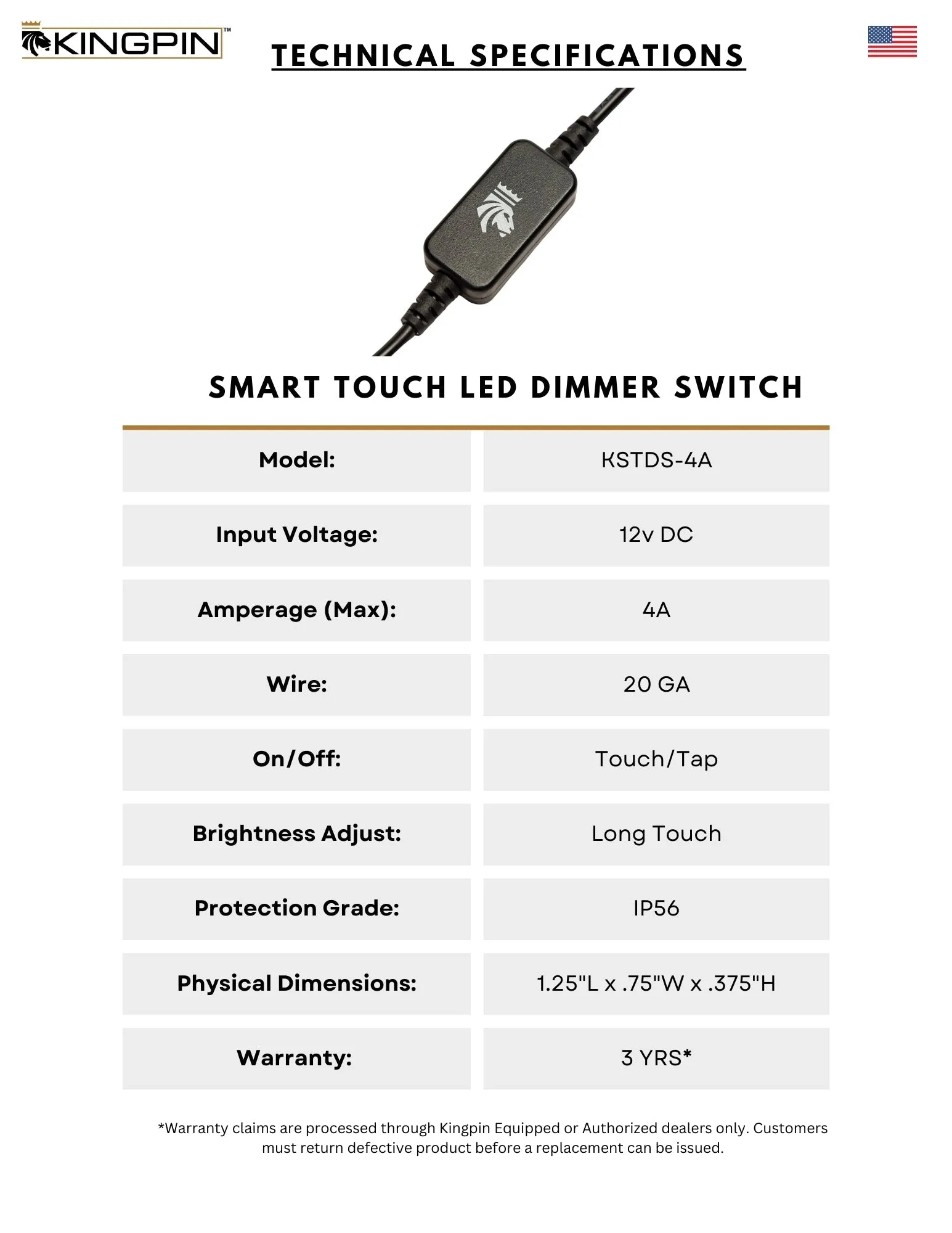 Smart Touch LED Dimmer Switch