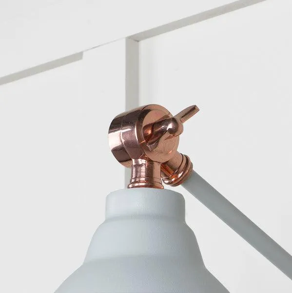 Smooth Copper Brindley Wall Light in Birch | From The Anvil