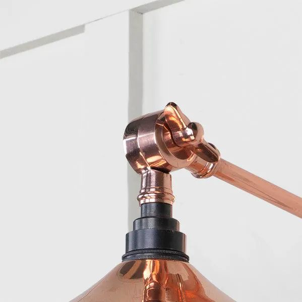 Smooth Copper Flora Wall Light | From The Anvil