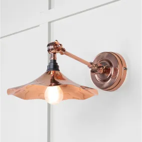 Smooth Copper Flora Wall Light | From The Anvil