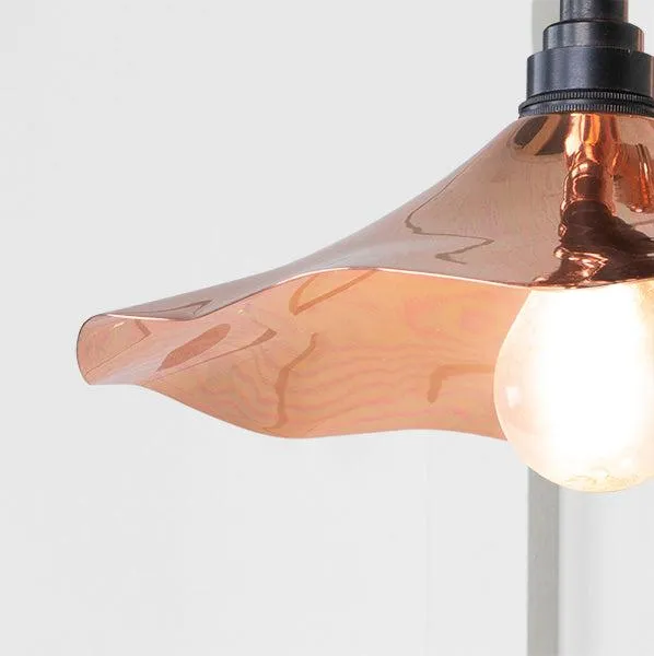 Smooth Copper Flora Wall Light | From The Anvil