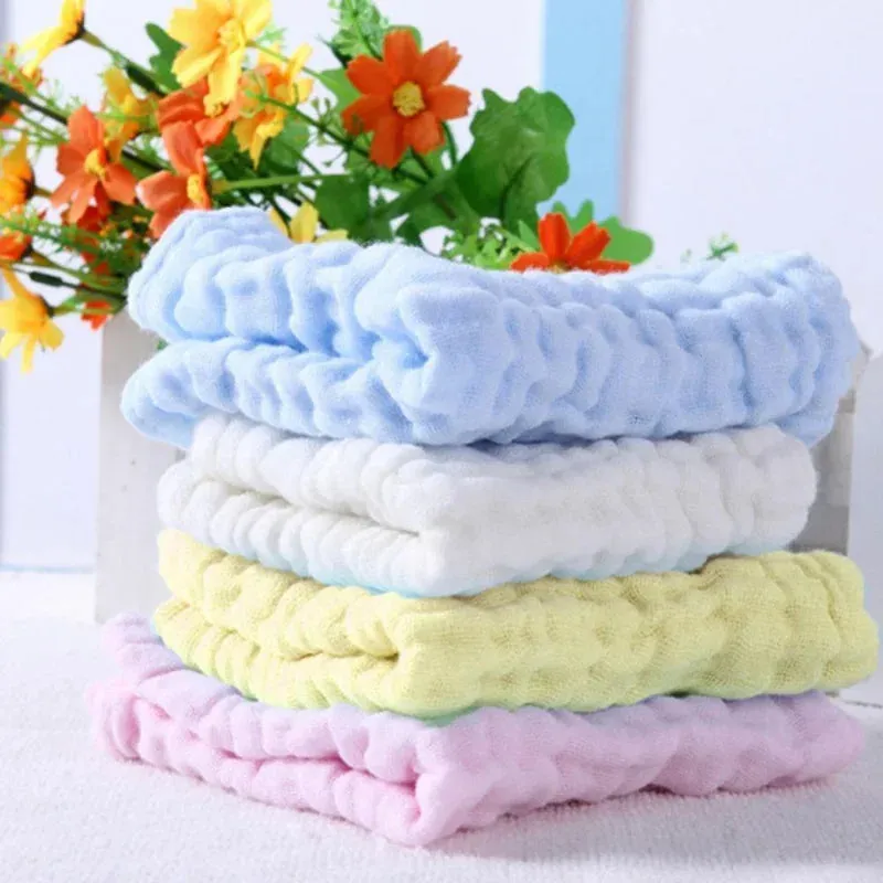 Soft Cotton Baby Infant Newborn Bathing Towel Washcloth Feeding Wipe Cloth for Bain Et Douche Toalhas De Banho Cosas De Bebe