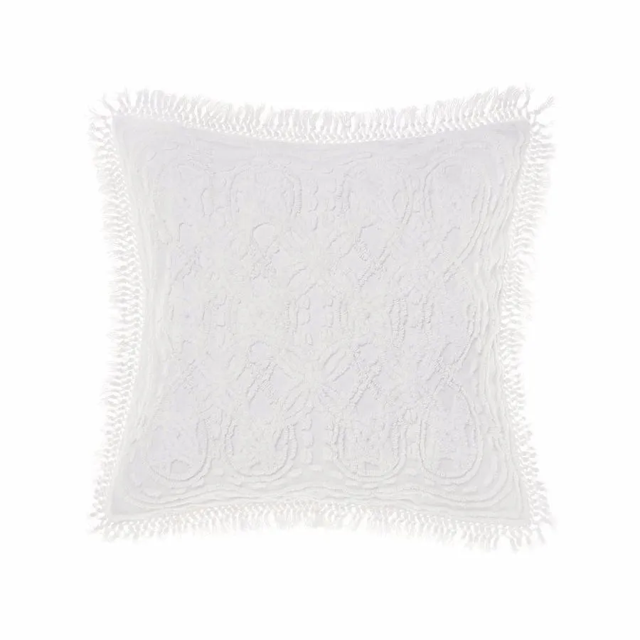 Somers White European Pillowcase by Linen House