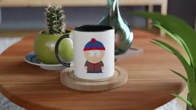 southpark worried stan marsh,southpark ceramic mug gift,90s animated series,southpark gifts,southpsrk stan