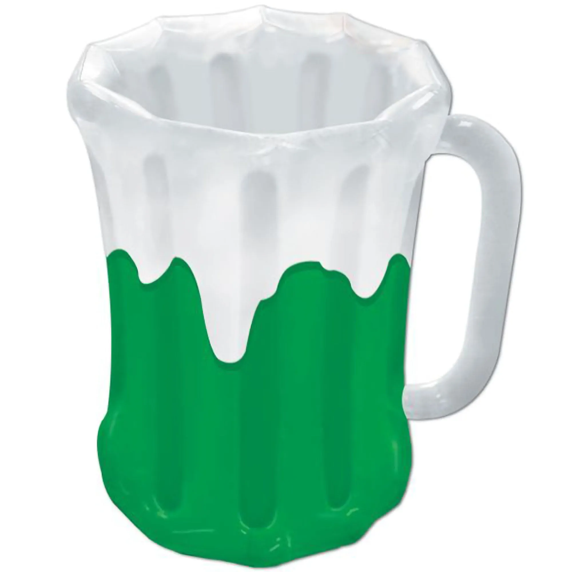 St. Patrick's Day Party Supplies - Frothy Green Mug Inflatable Drink Cooler, 27" x 18"