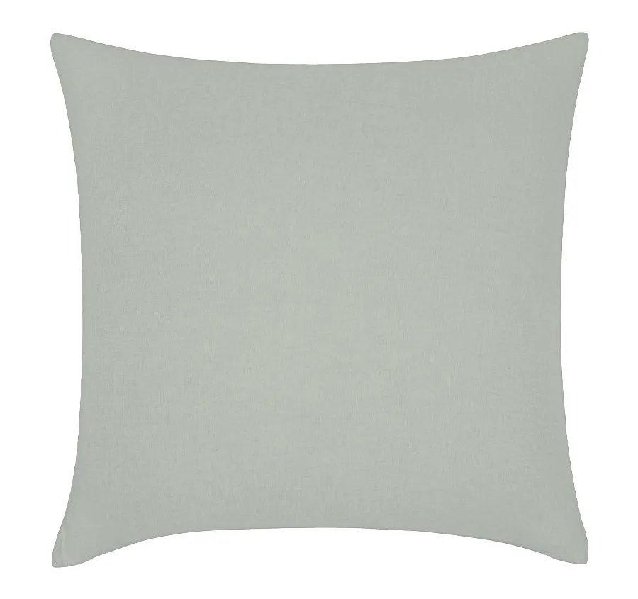 Stonewashed French Linen European Pillowcase Sage