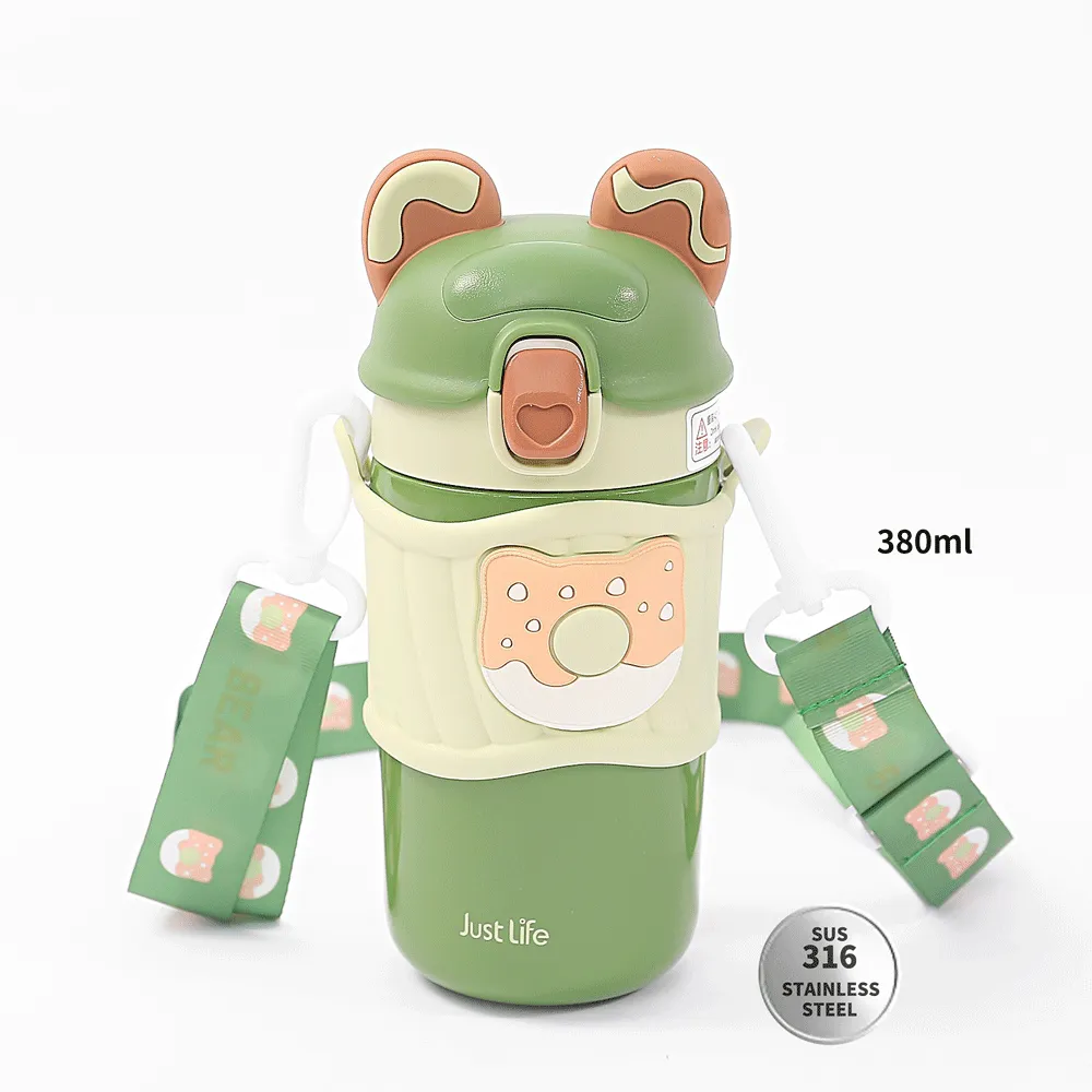 Stylish  Bunny ears sipper water-bottle.(380mL)