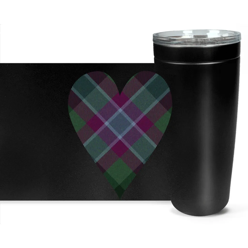 Tartan Heart Viking Tumbler