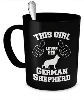 This Girl Loves Her German Shepherd Mug