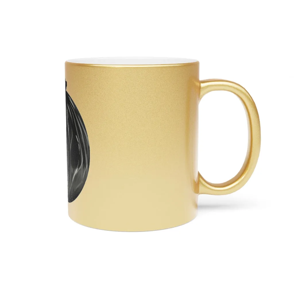 Trash Bag Metallic Mug (Silver / Gold)