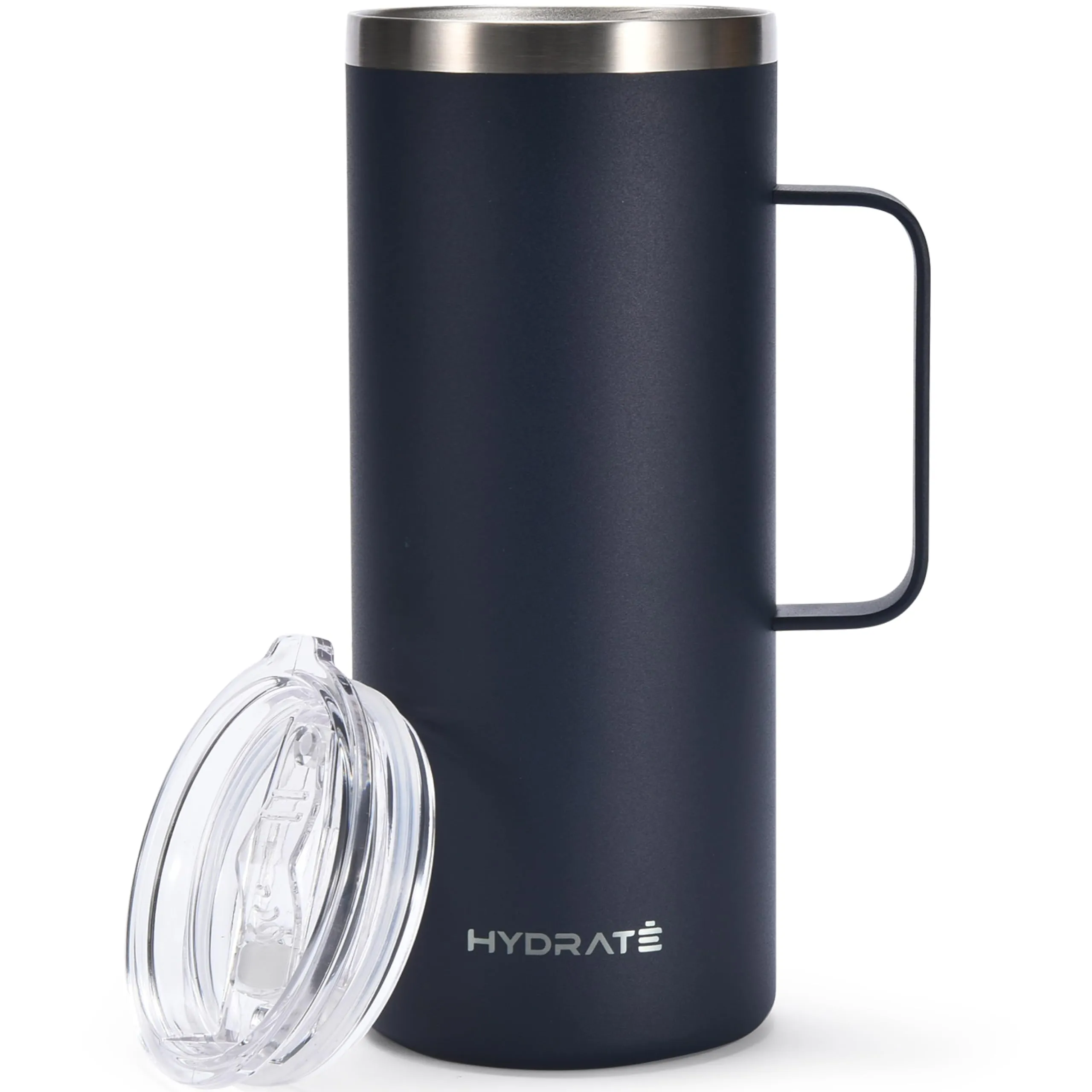 Tumbler With Handle 32oz Dark Cyan (5463 Pantone) Coffee Mug, Stainless Steel