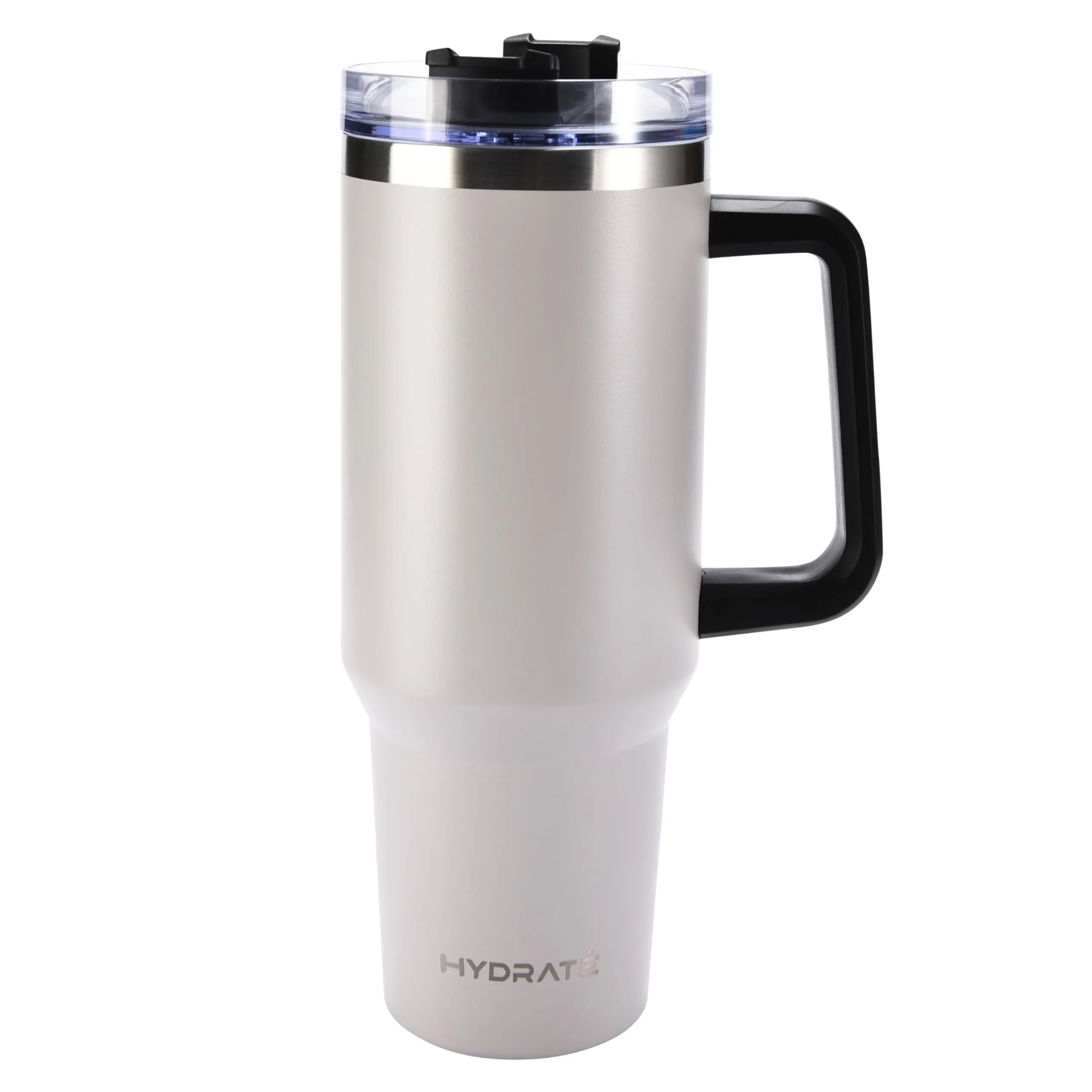 Tumbler With Handle, 40 Oz - Travel Coffee Tumblers - 2-In-1 Insulated Water