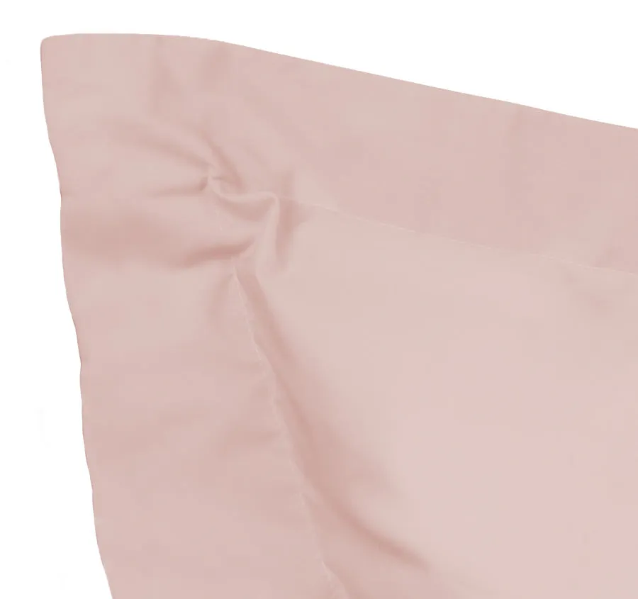 Tuscan Collection Cotton Percale European Pillowcase Blush