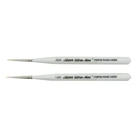 Ultra Mini® Pointed Round 20/0 Short Handled Brush