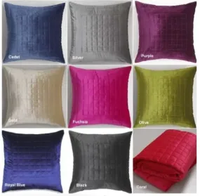 Velvetine European Pillowcases by Florence Broadhurst