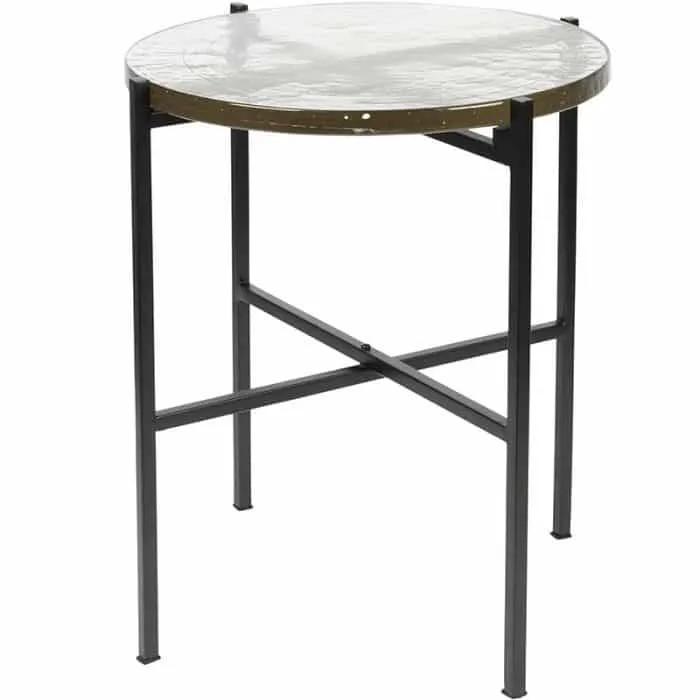 Vidrio Black Side Table